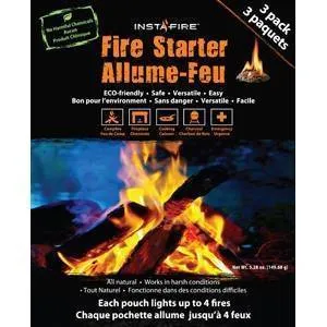 World Famous Insta Fire Starter 3 Pack